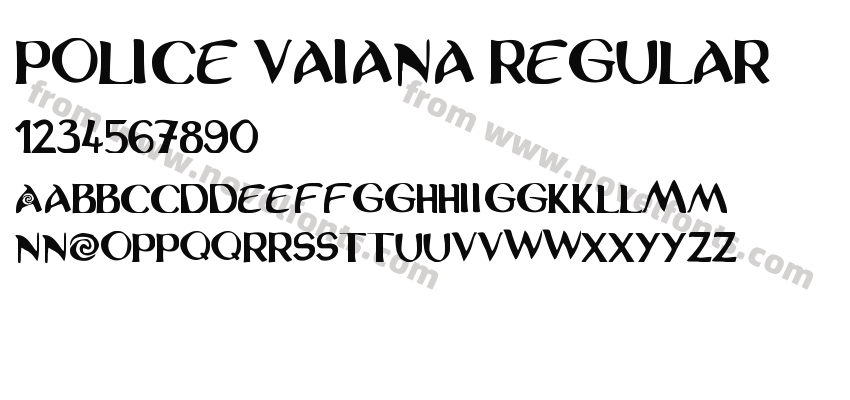 Police Vaiana RegularPreview