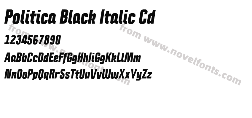 Politica Black Italic CdPreview