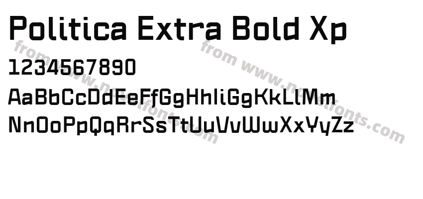 Politica Extra Bold XpPreview