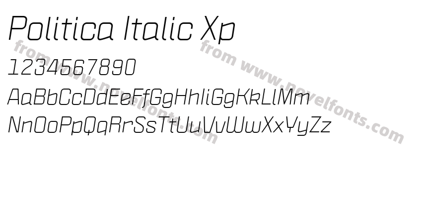 Politica Italic XpPreview