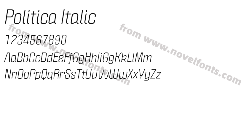 Politica ItalicPreview