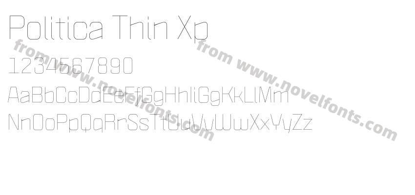 Politica Thin XpPreview