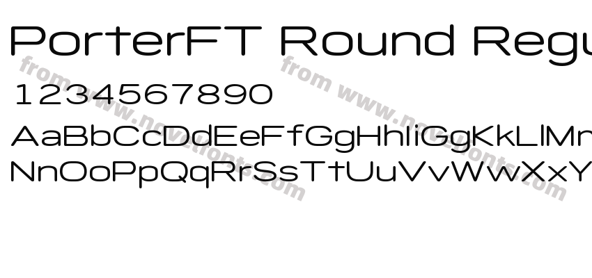 PorterFT Round RegularPreview