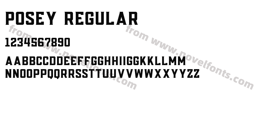 Posey RegularPreview