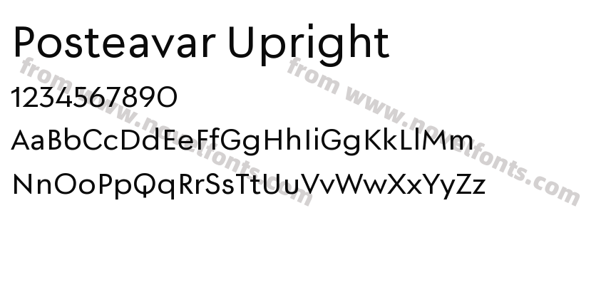 Posteavar UprightPreview