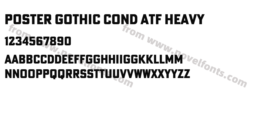 Poster Gothic Cond ATF HeavyPreview