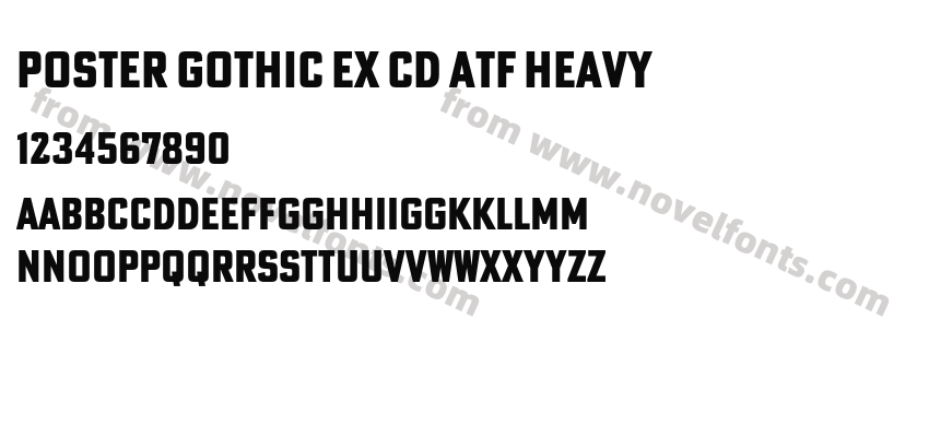 Poster Gothic Ex Cd ATF HeavyPreview