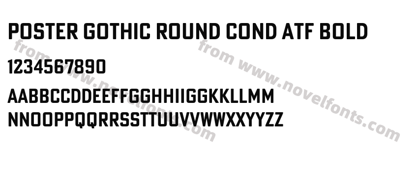 Poster Gothic Round Cond ATF BoldPreview