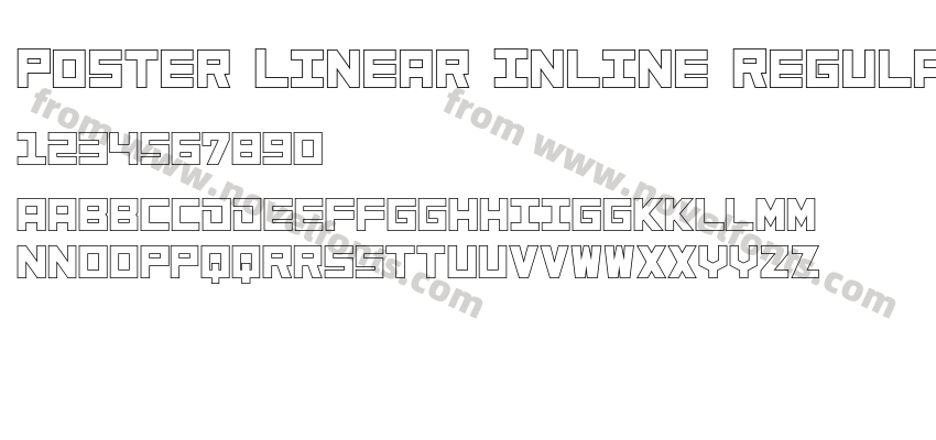 Poster Linear Inline RegularPreview