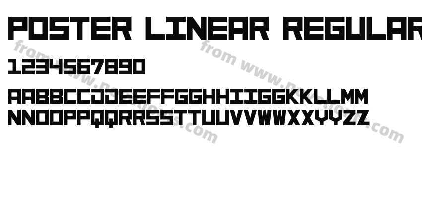 Poster Linear RegularPreview