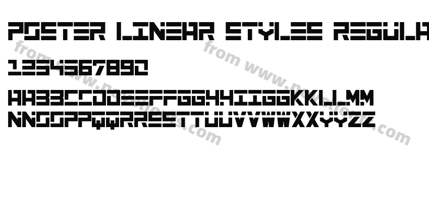 Poster Linear Styles RegularPreview