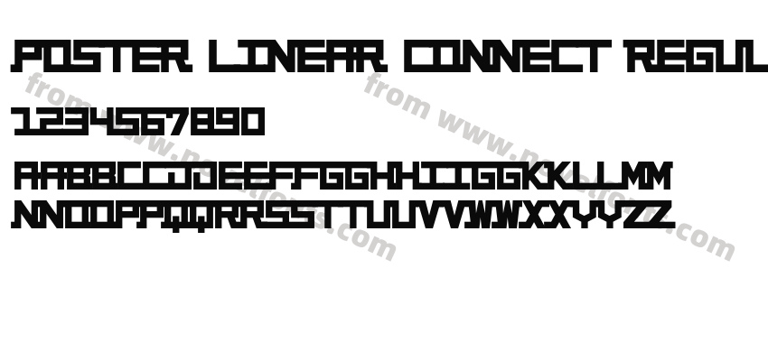 Poster Linear connect RegularPreview