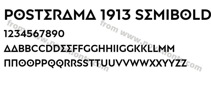 Posterama 1913 SemiboldPreview