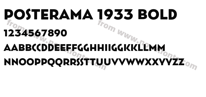 Posterama 1933 BoldPreview