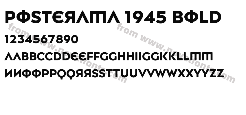 Posterama 1945 BoldPreview