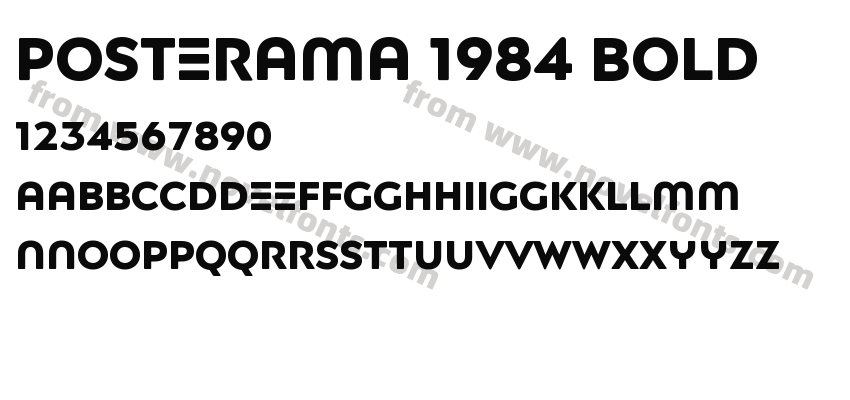 Posterama 1984 BoldPreview