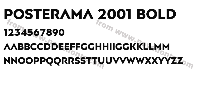 Posterama 2001 BoldPreview