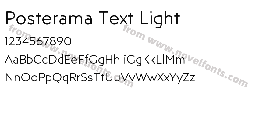 Posterama Text LightPreview
