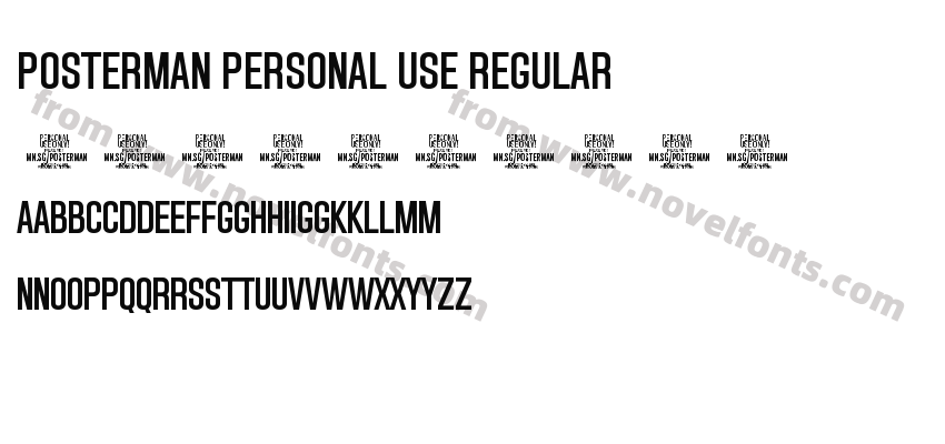Posterman PERSONAL USE RegularPreview