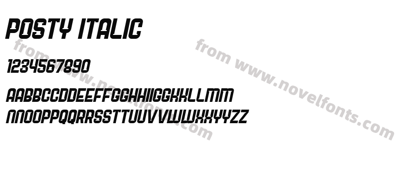 Posty ItalicPreview