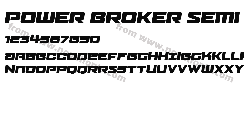 Power Broker Semi ItalicPreview