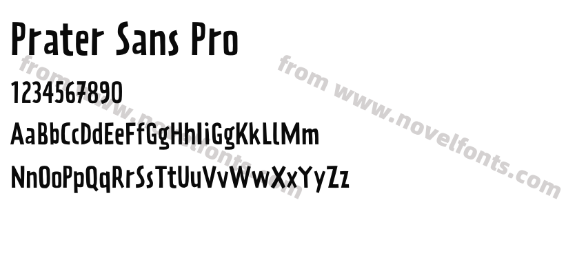 Prater Sans ProPreview