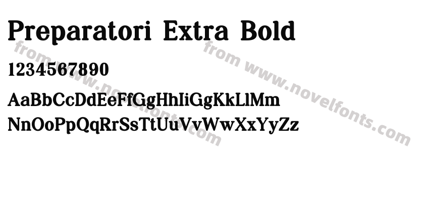 Preparatori Extra BoldPreview