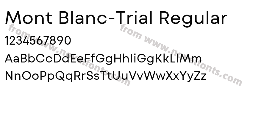 Mont Blanc-Trial RegularPreview