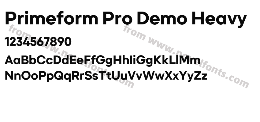 Primeform Pro Demo HeavyPreview