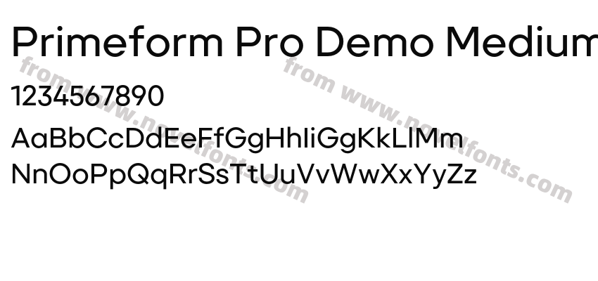 Primeform Pro Demo MediumPreview