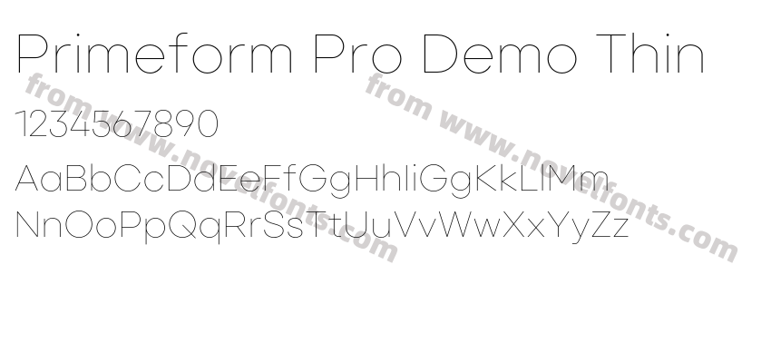 Primeform Pro Demo ThinPreview
