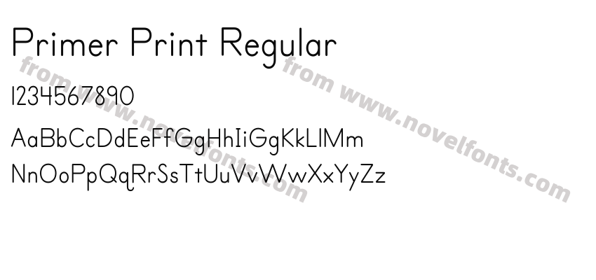 Primer Print RegularPreview