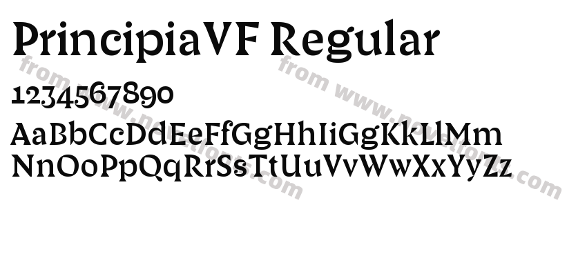 PrincipiaVF RegularPreview