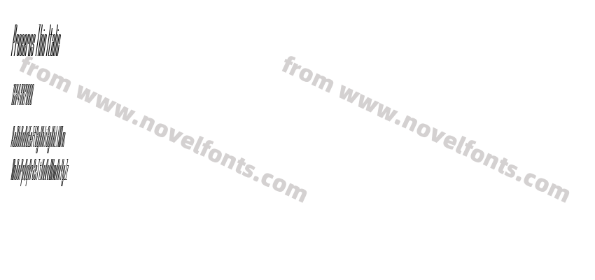 Procerus Thin ItalicPreview