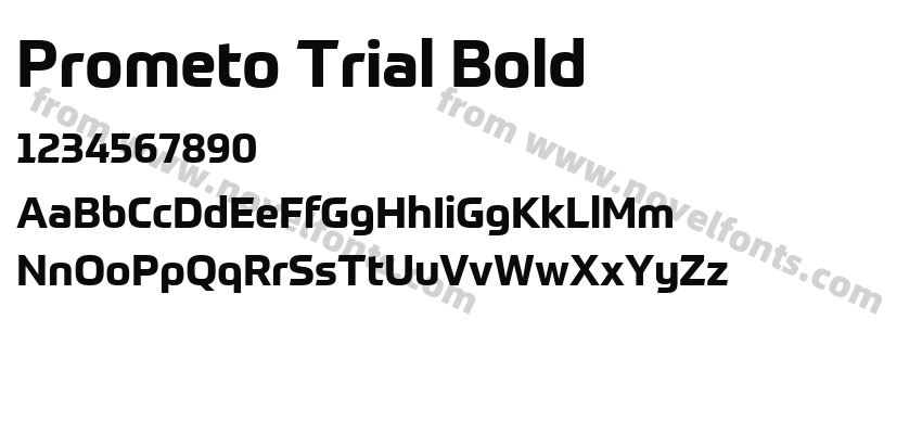 Prometo Trial BoldPreview