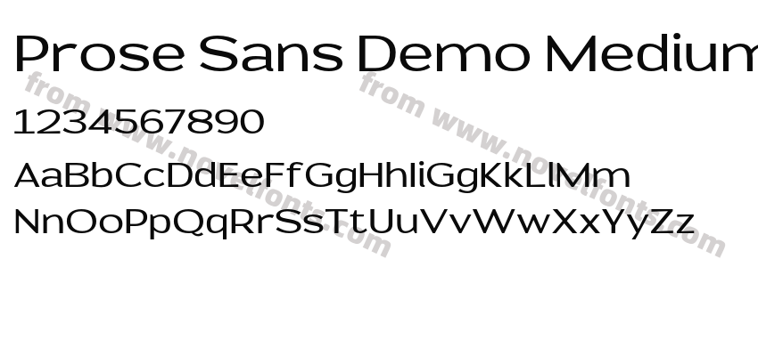 Prose Sans Demo MediumPreview