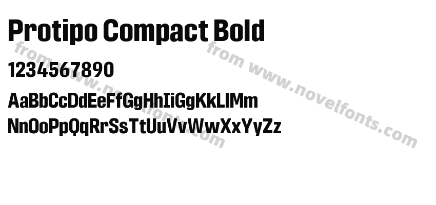 Protipo Compact BoldPreview