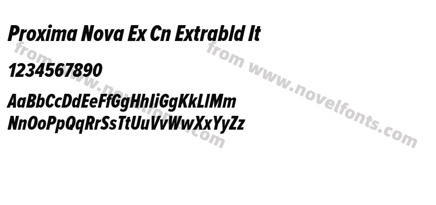 Proxima Nova Ex Cn Extrabld ItPreview