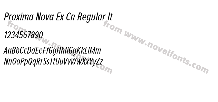 Proxima Nova Ex Cn Regular ItPreview