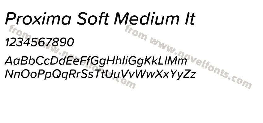 Proxima Soft Medium ItPreview