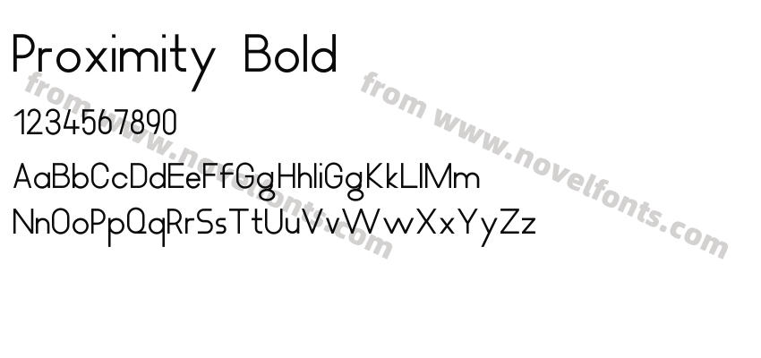 Proximity BoldPreview