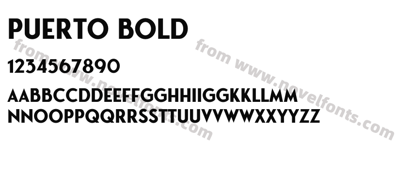 Puerto BoldPreview