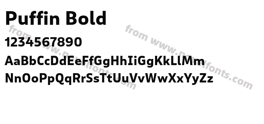 Puffin BoldPreview