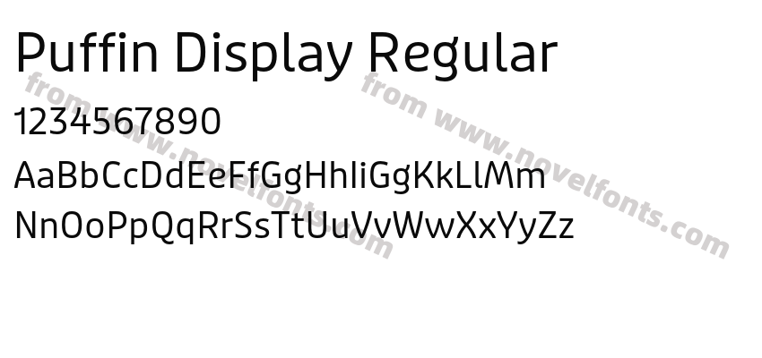 Puffin Display RegularPreview