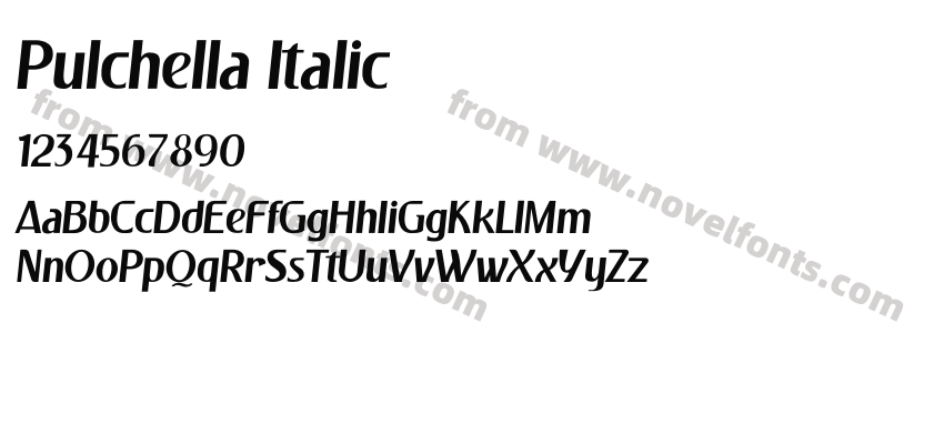 Pulchella ItalicPreview