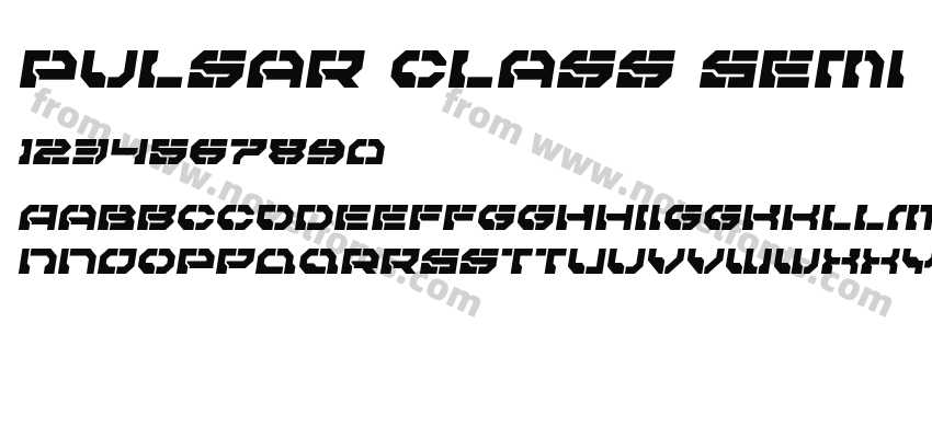 Pulsar Class Semi ItalicPreview
