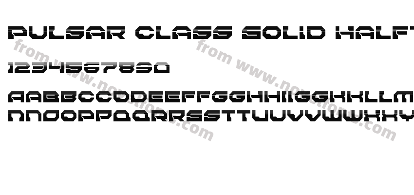 Pulsar Class Solid HalftonePreview