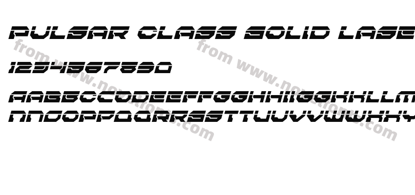 Pulsar Class Solid Laser ItalicPreview