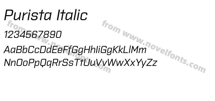 Purista ItalicPreview