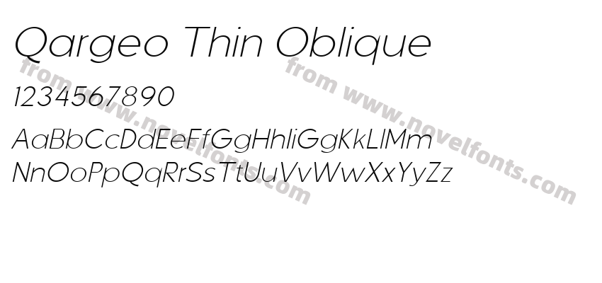 Qargeo Thin ObliquePreview
